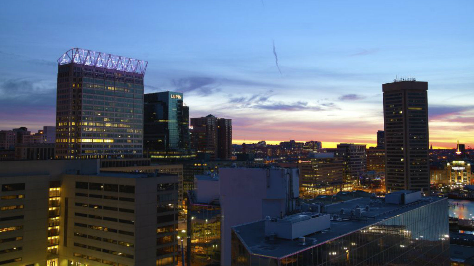 Sheraton Inner Harbor Hotel Baltimore Exterior foto